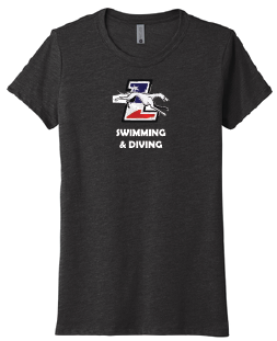 Loyola Swimming & Diving Women's Shirt Black