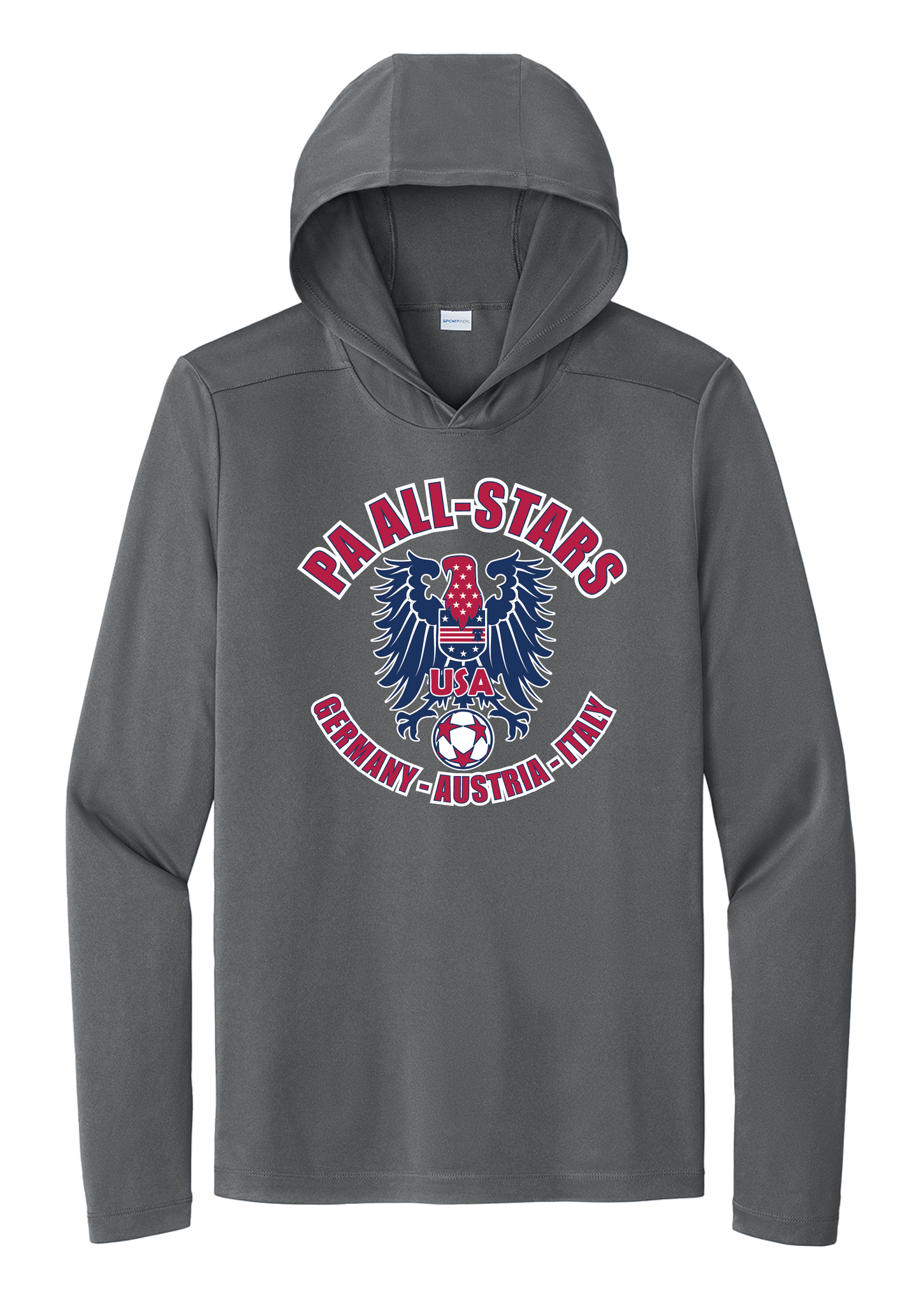 PA All-Stars Drifit Long Sleeve T-shirt with Hood