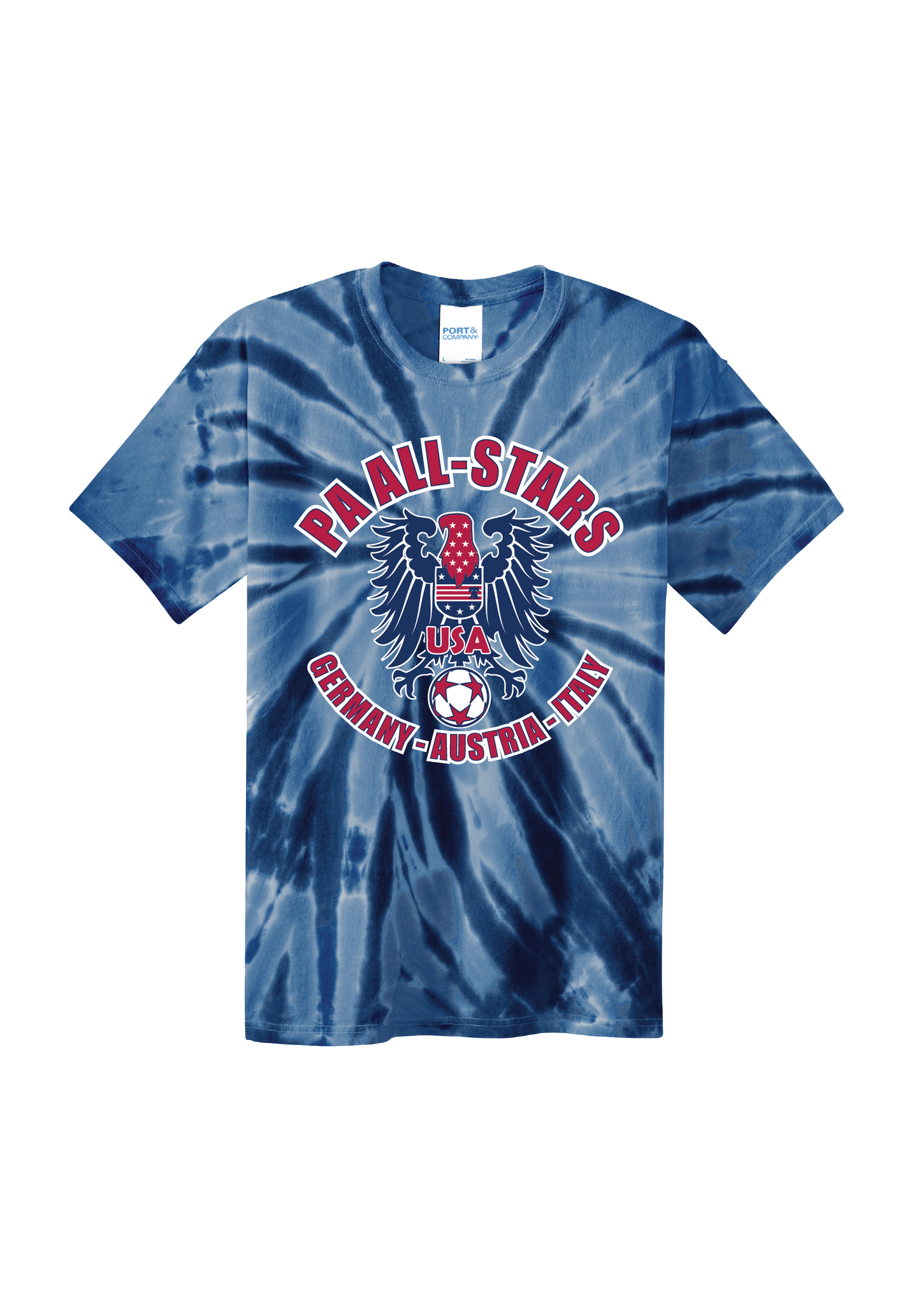 PA All-Stars Youth Short Sleeve Tie-Dye T-shirt