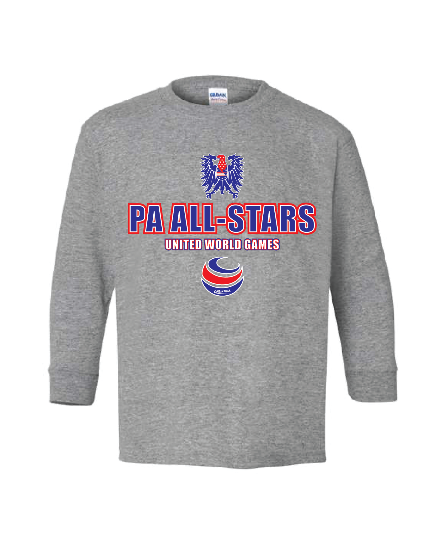 UWG PA All-Stars Youth Long Sleeve T-shirt Design 2