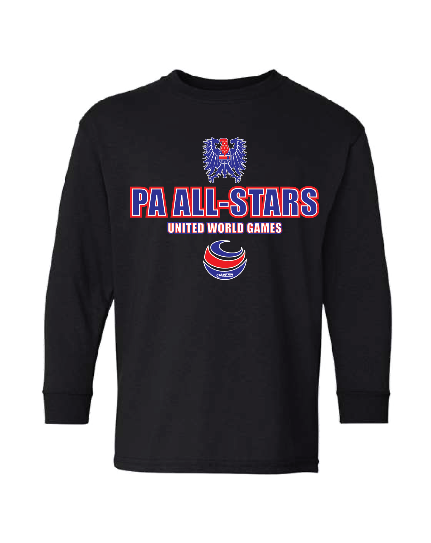 UWG PA All-Stars Youth Long Sleeve T-shirt Design 2