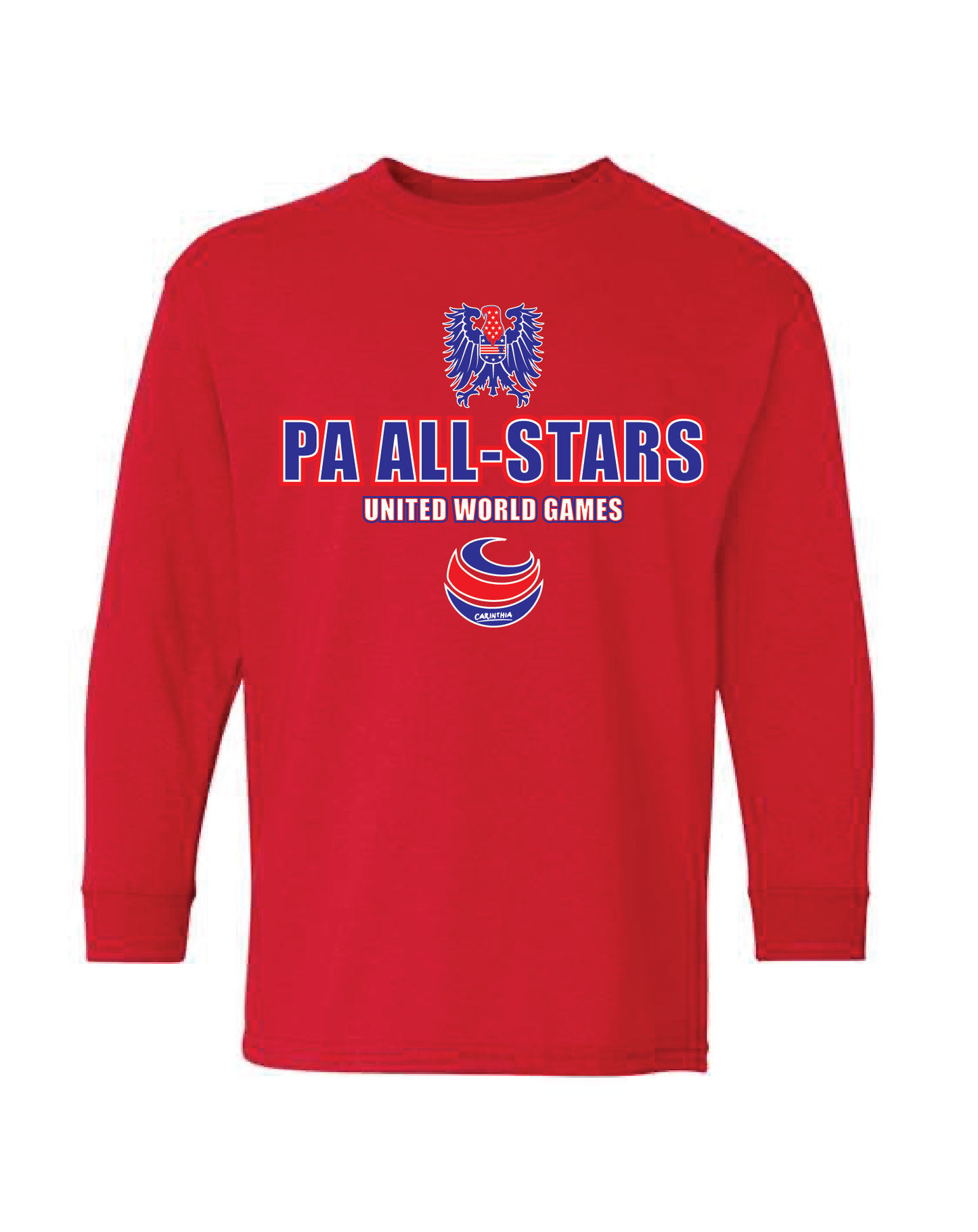 UWG PA All-Stars Youth Long Sleeve T-shirt Design 2
