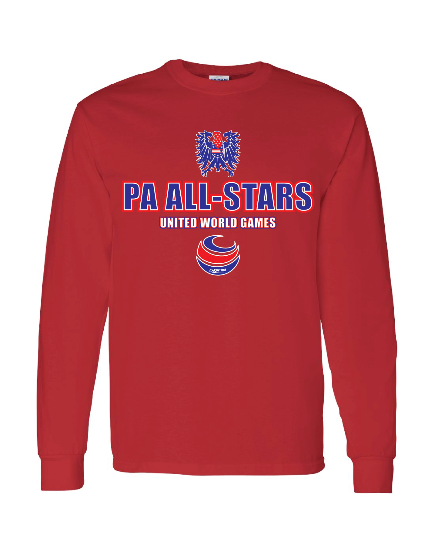 UWG PA All-Stars Long Sleeve T-shirt Design 2