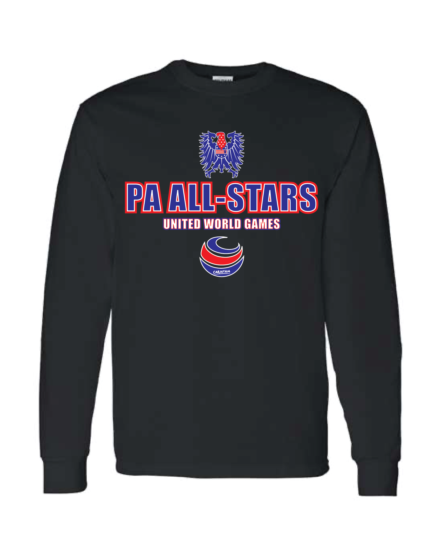 UWG PA All-Stars Long Sleeve T-shirt Design 2