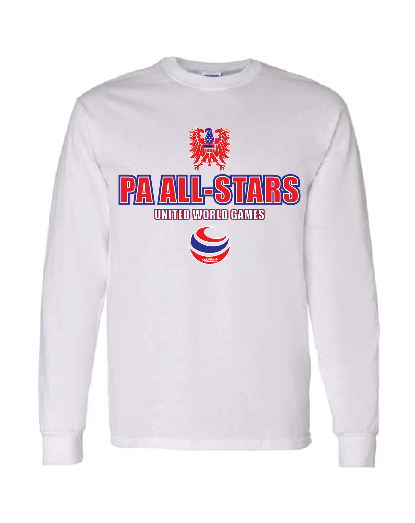 UWG PA All-Stars Long Sleeve T-shirt Design 2