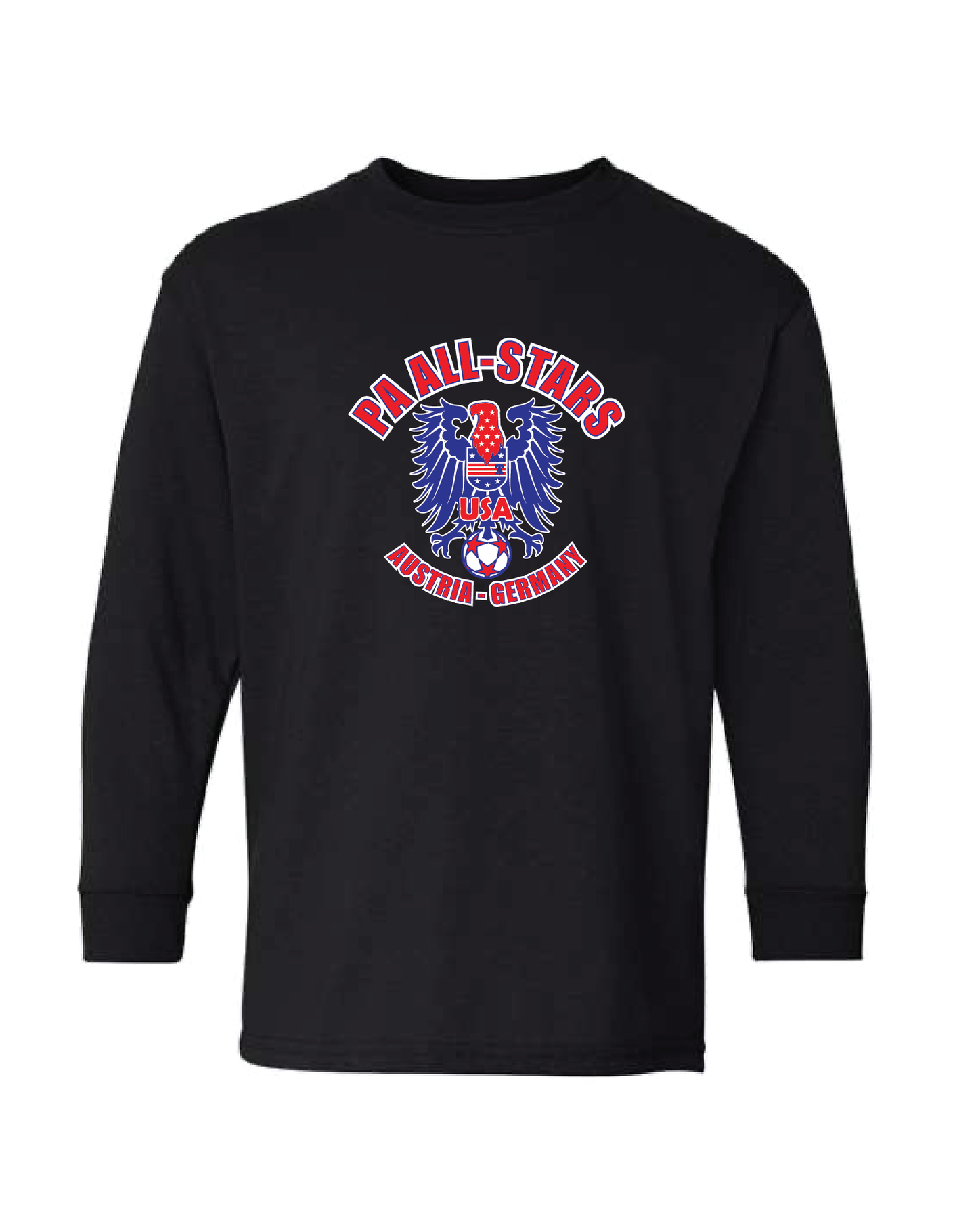 UWG PA All-Stars Youth Long Sleeve T-shirt Design 1