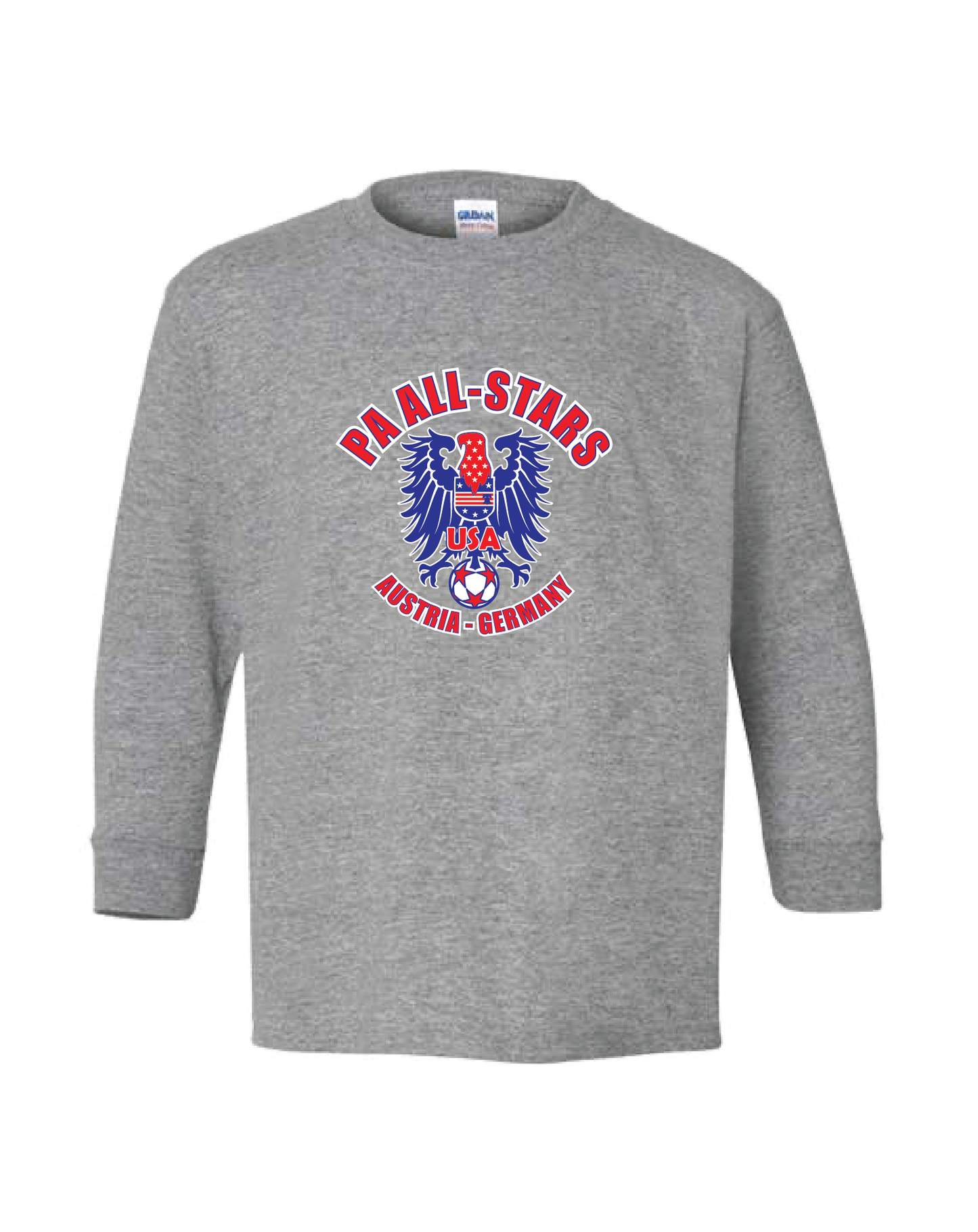 UWG PA All-Stars Youth Long Sleeve T-shirt Design 1
