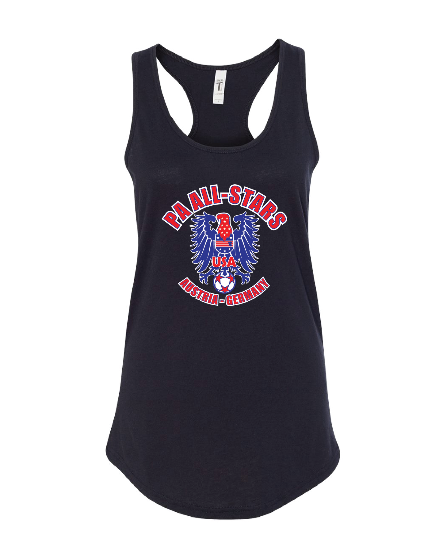 UWG PA All-Stars Women's Racerback Tank Top Design 1