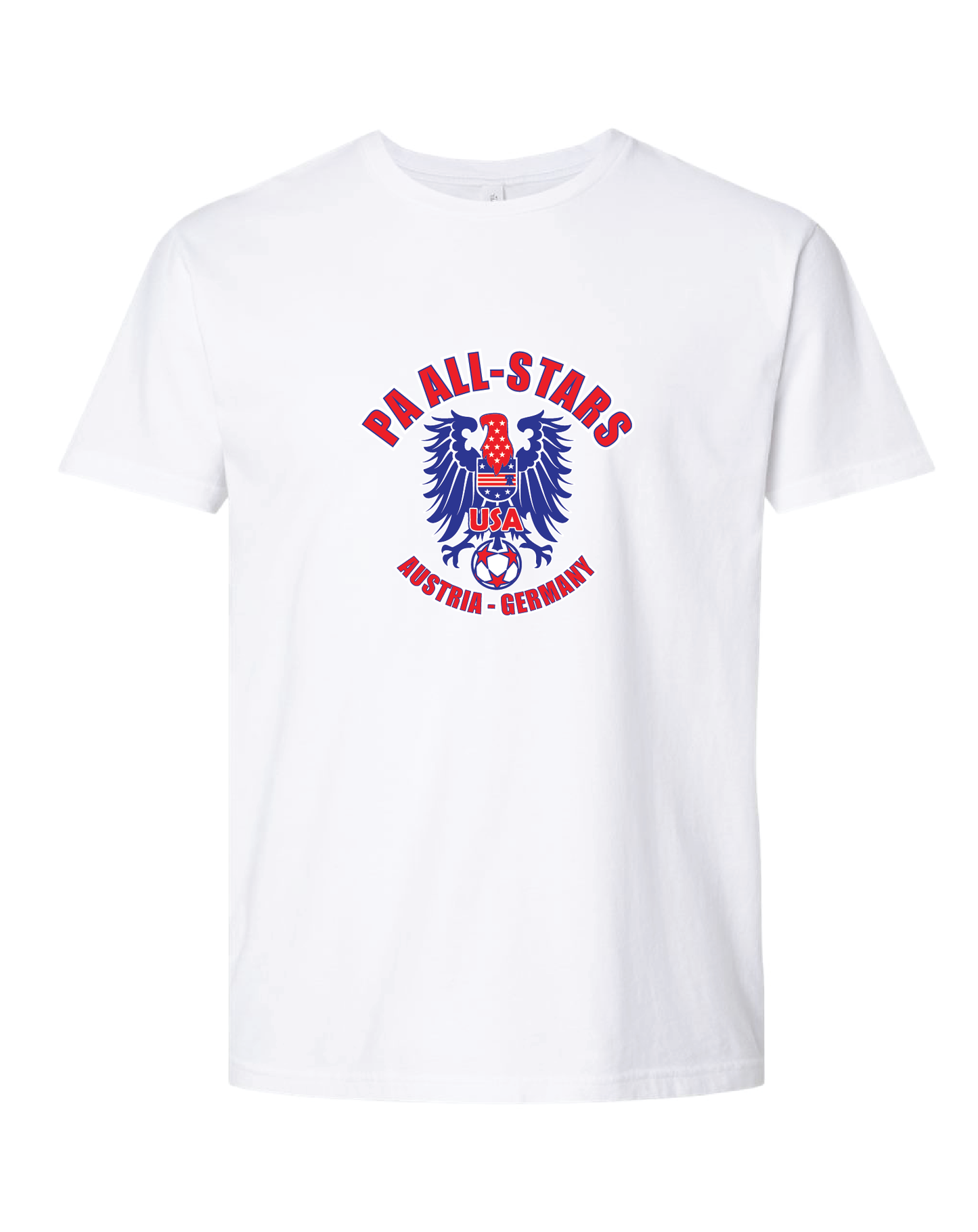 UWG PA All-Stars Soft Wash Short Sleeve T-shirt Design 1