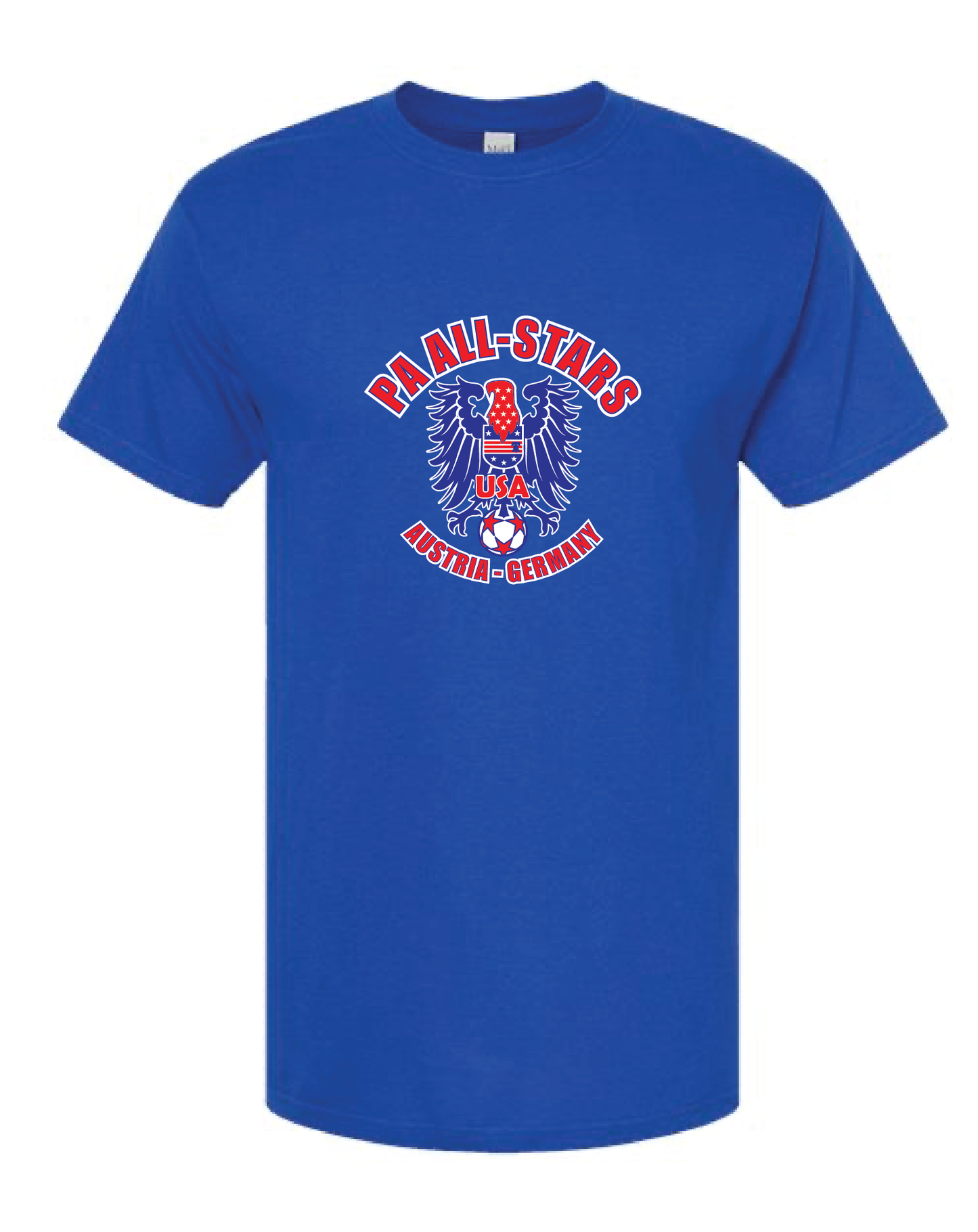 UWG PA All-Stars Short Sleeve T-shirt Design 1