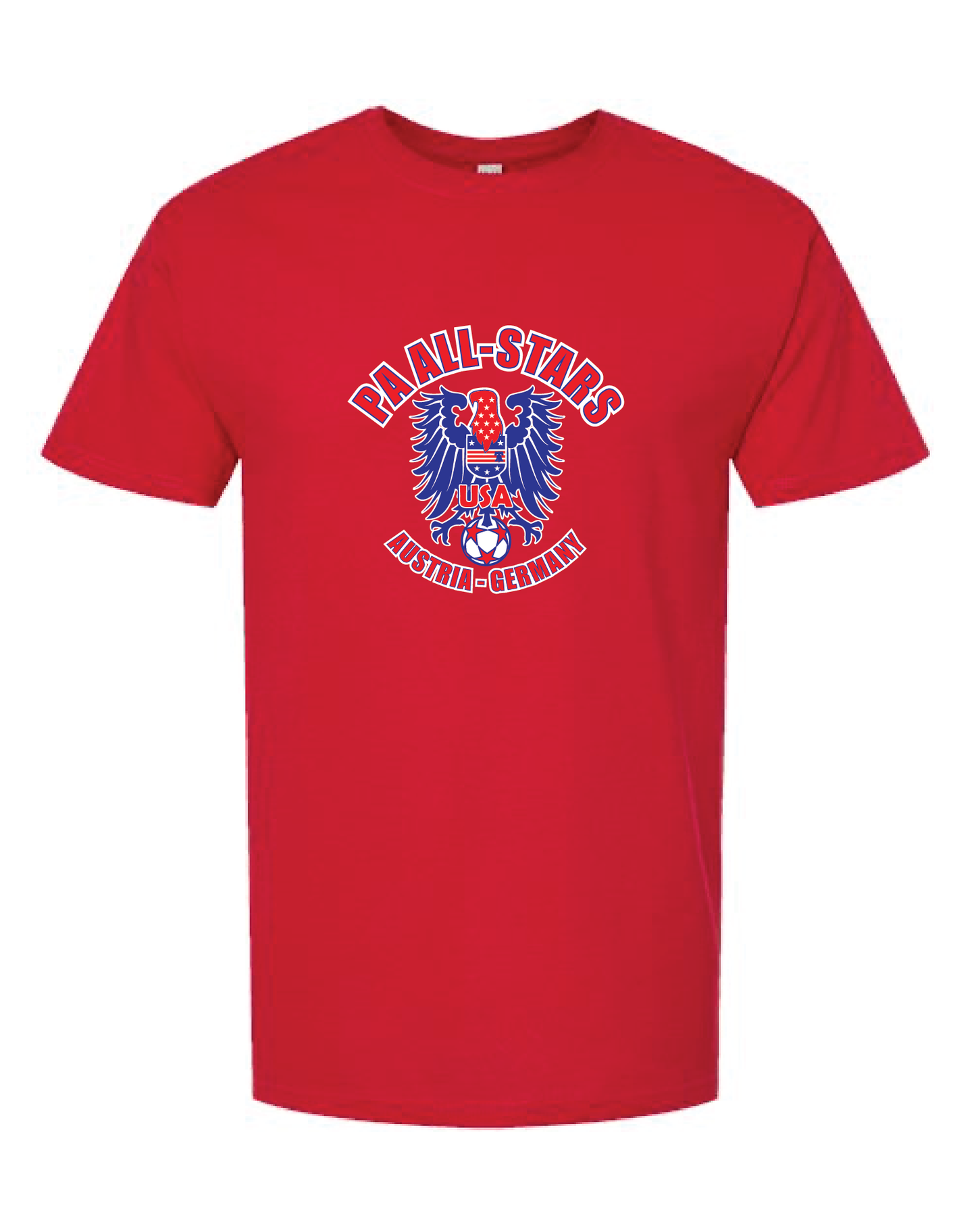 UWG PA All-Stars Short Sleeve T-shirt Design 1