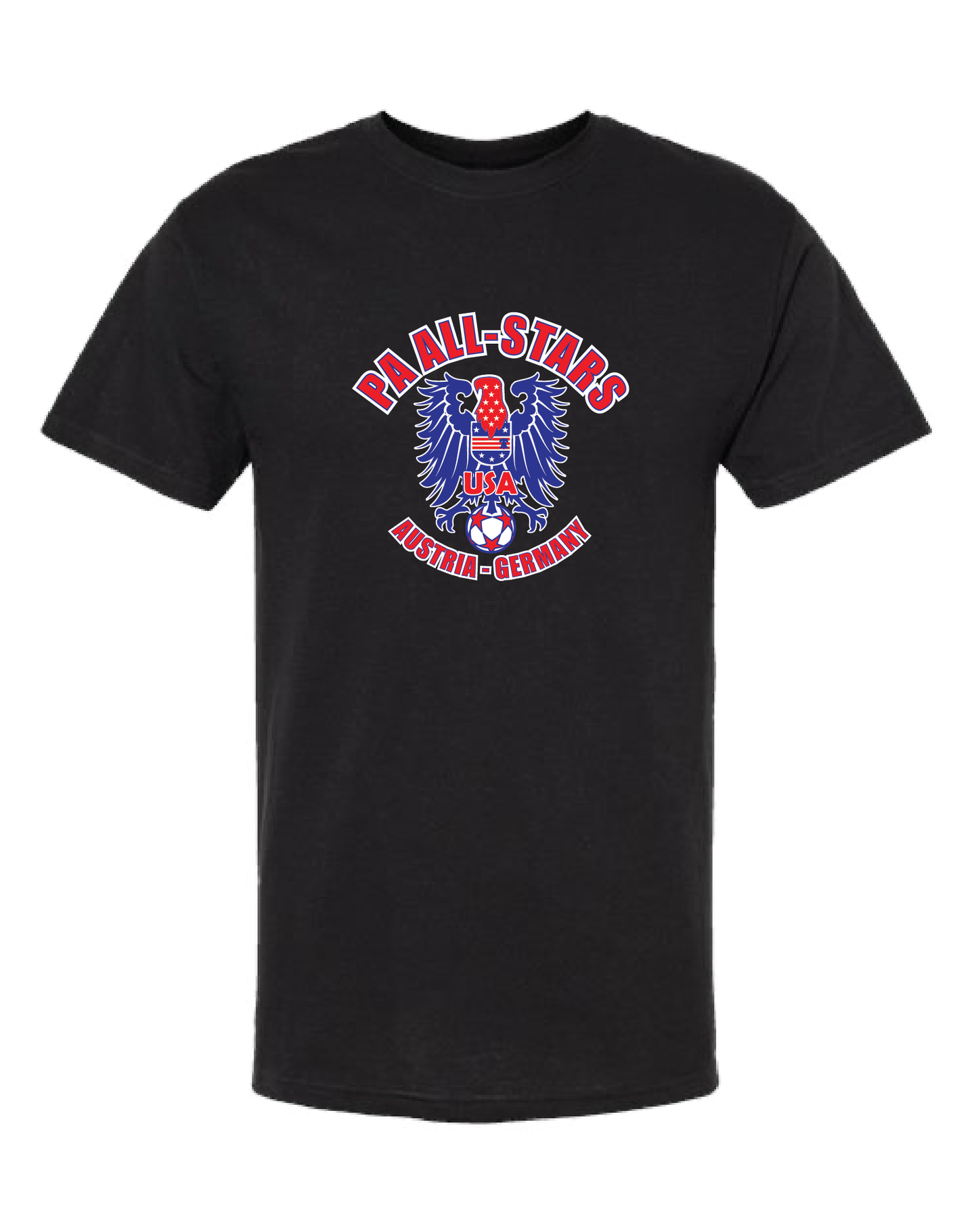 UWG PA All-Stars Short Sleeve T-shirt Design 1