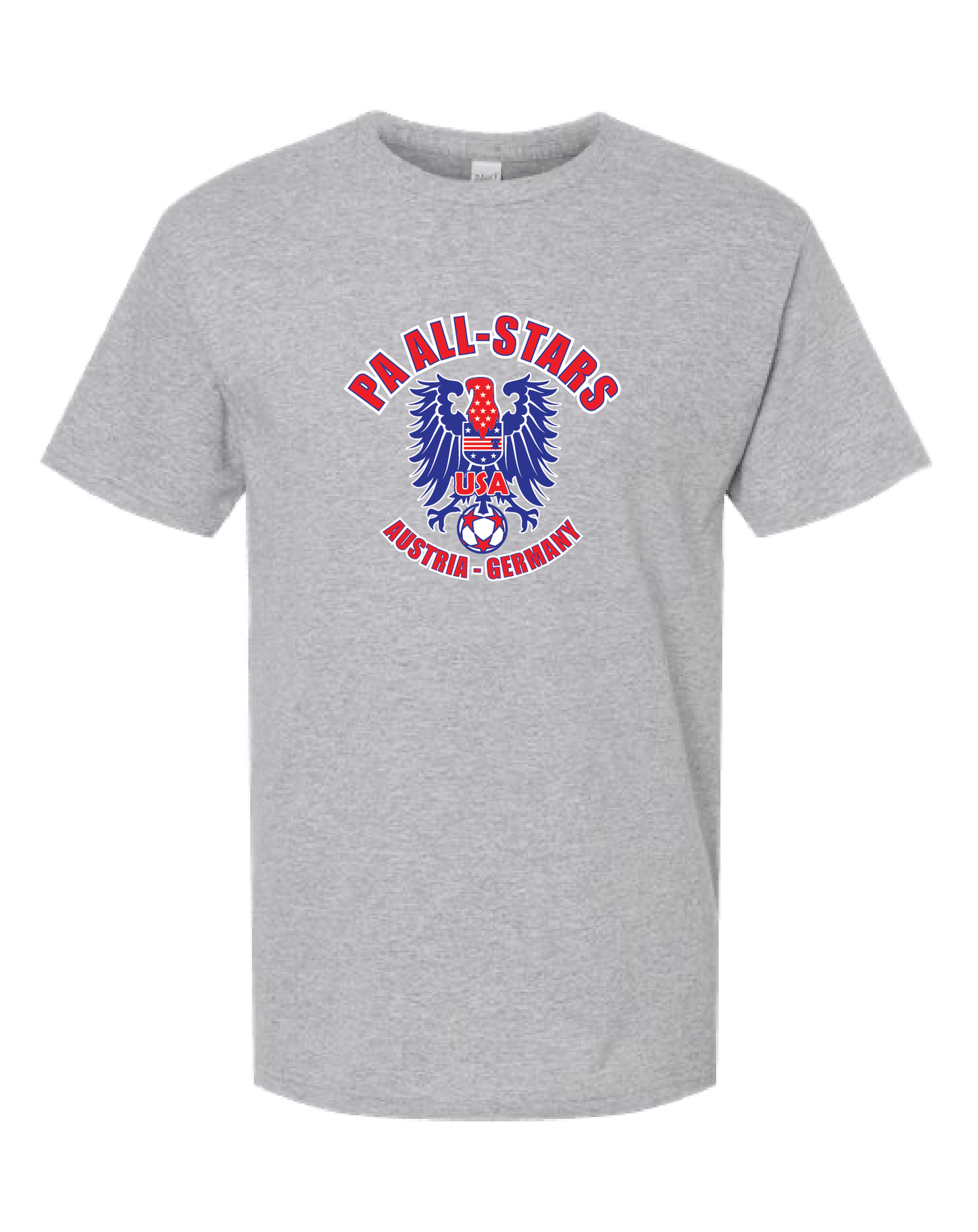 UWG PA All-Stars Short Sleeve T-shirt Design 1