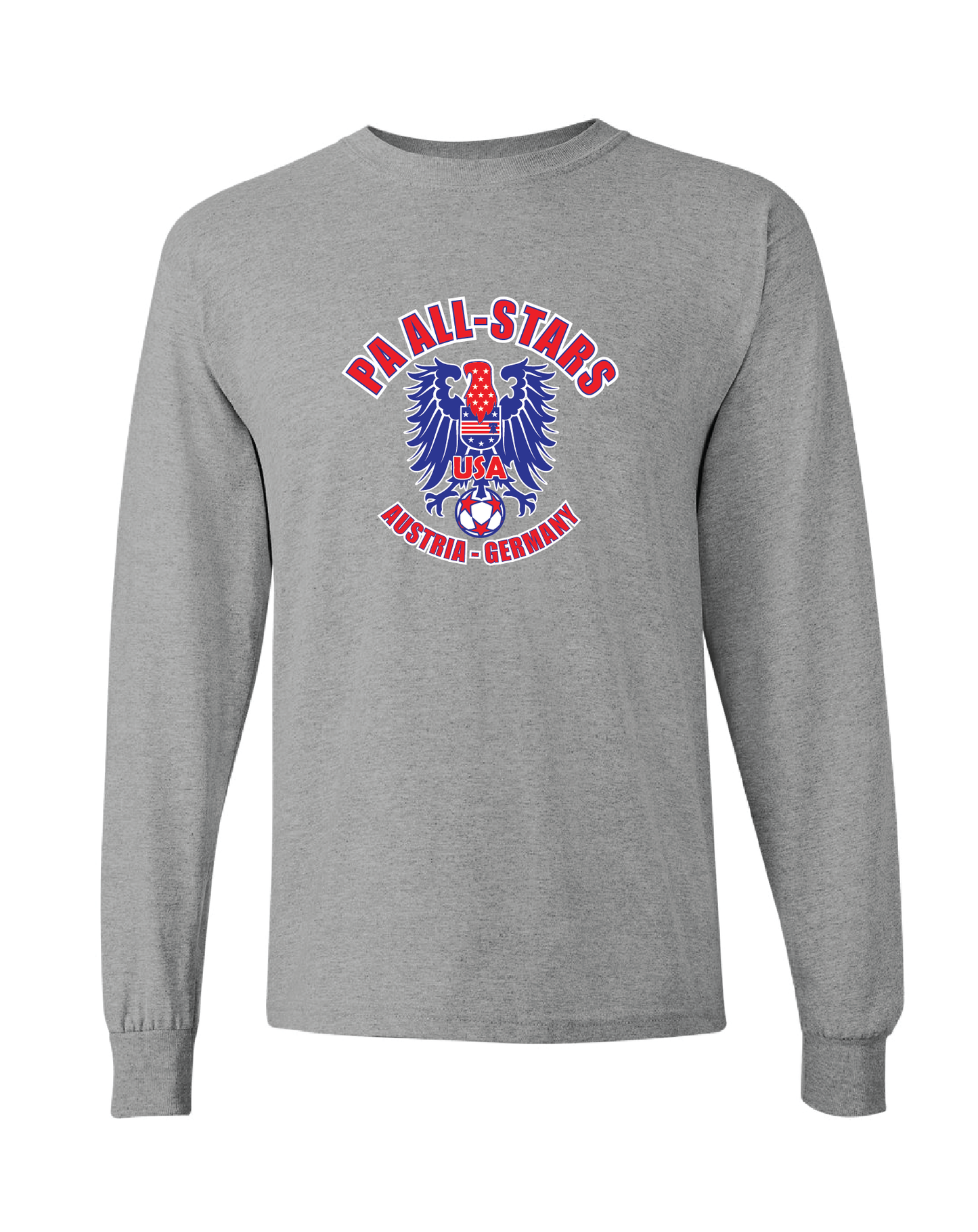 UWG PA All-Stars Long Sleeve T-shirt Design 1