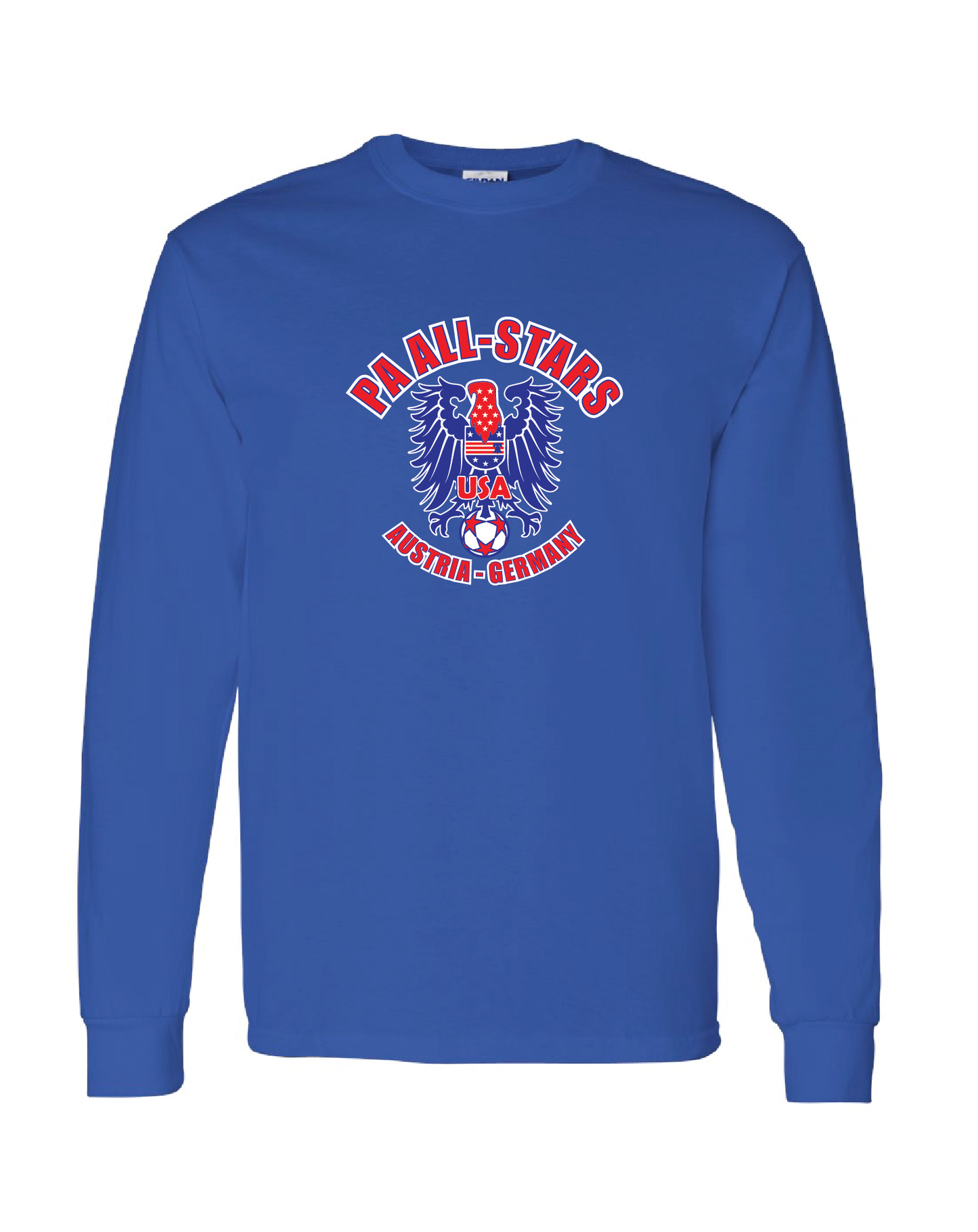 UWG PA All-Stars Long Sleeve T-shirt Design 1