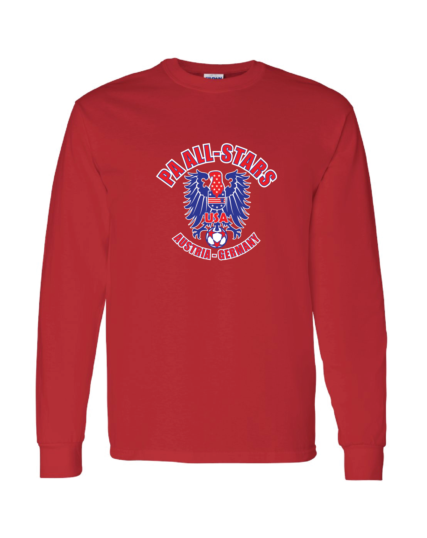 UWG PA All-Stars Long Sleeve T-shirt Design 1