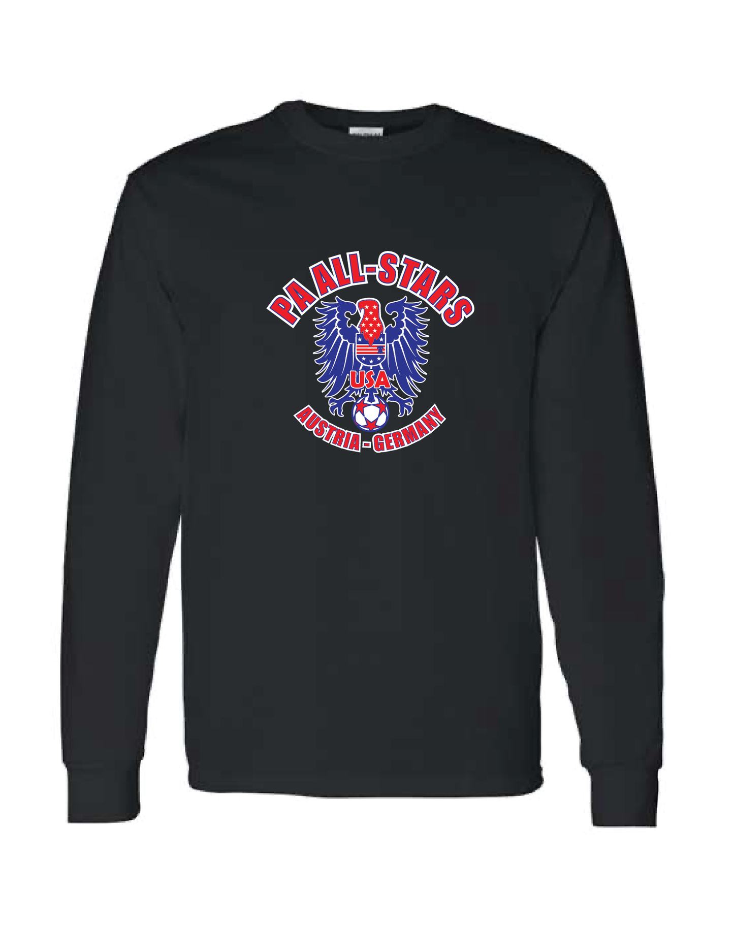 UWG PA All-Stars Long Sleeve T-shirt Design 1