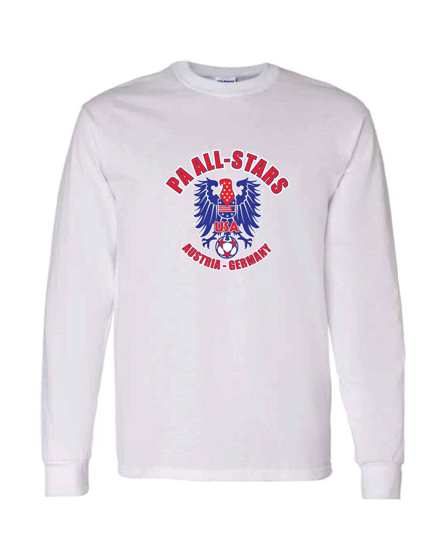 UWG PA All-Stars Long Sleeve T-shirt Design 1
