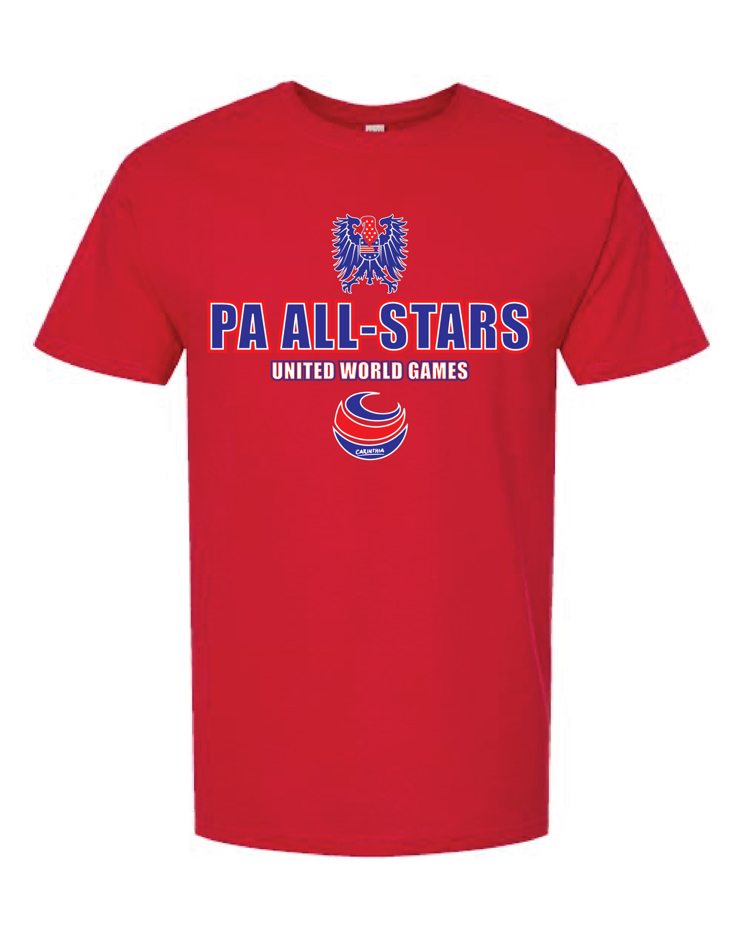 UWG PA All-Stars Short Sleeve T-shirt Design 2