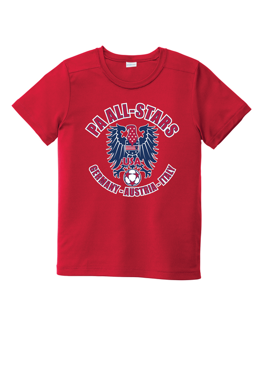 PA All-Stars Youth Drifit Short Sleeve T-shirt