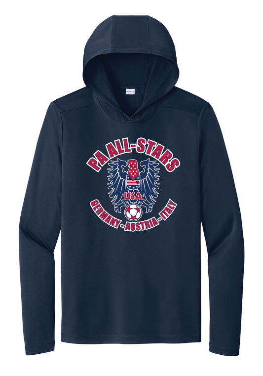 PA All-Stars Drifit Long Sleeve T-shirt with Hood