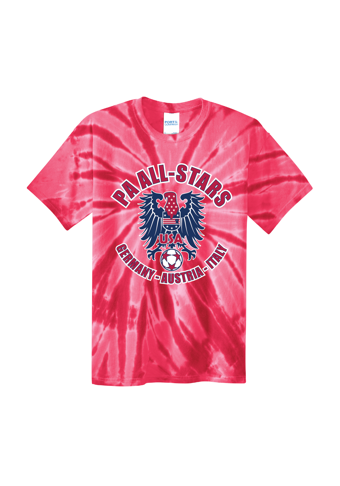 PA All-Stars Youth Short Sleeve Tie-Dye T-shirt