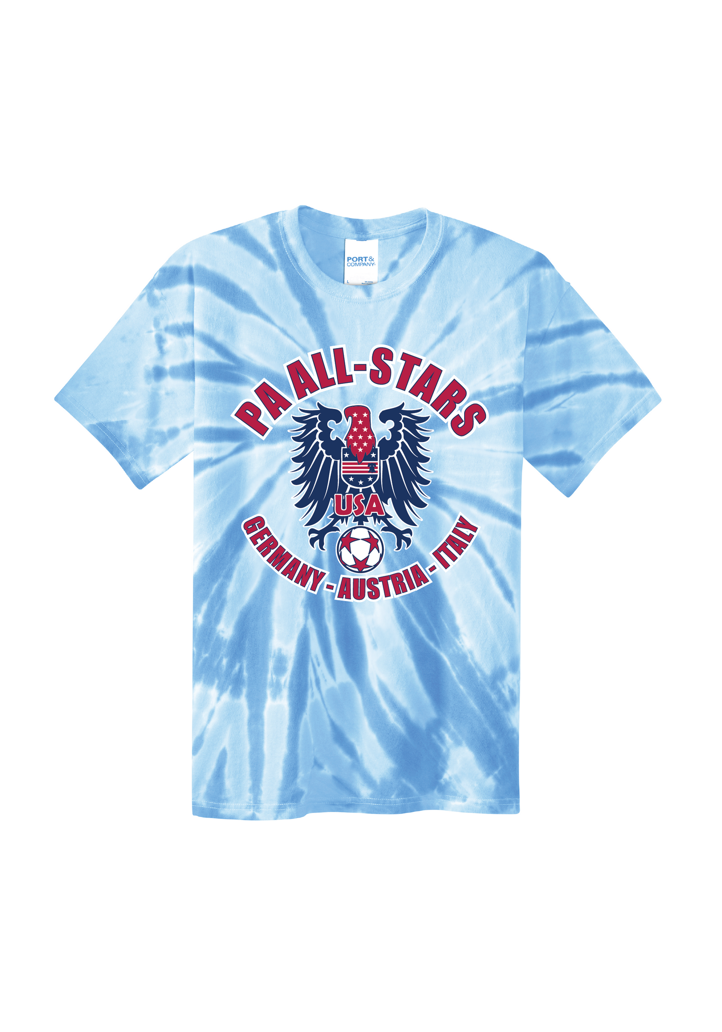 PA All-Stars Youth Short Sleeve Tie-Dye T-shirt
