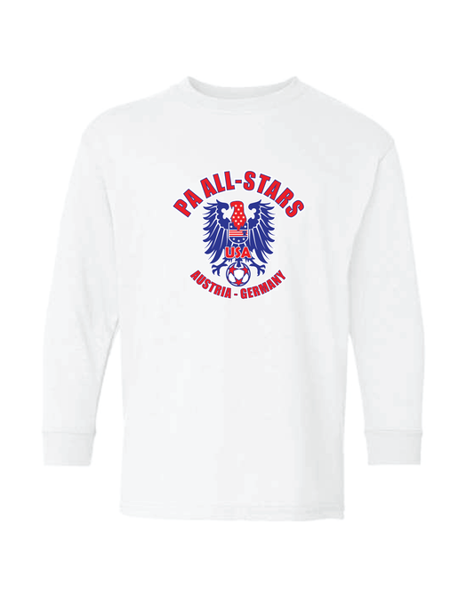 UWG PA All-Stars Youth Long Sleeve T-shirt Design 1