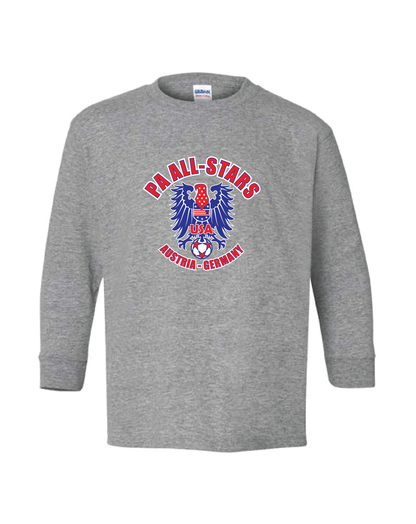 UWG PA All-Stars Youth Long Sleeve T-shirt Design 1