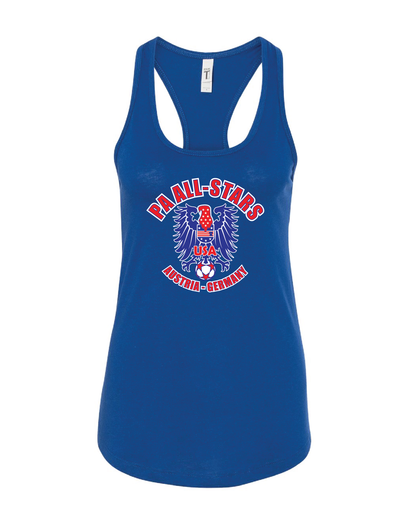 UWG PA All-Stars Women's Racerback Tank Top Design 1
