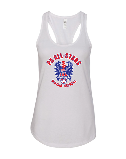 UWG PA All-Stars Women's Racerback Tank Top Design 1
